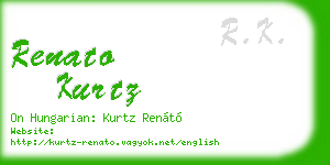 renato kurtz business card